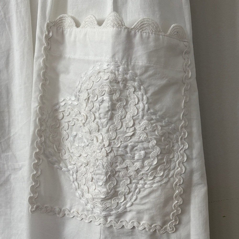 Juliet Dunn White Scalloped cover up dress - Picture 7 of 10